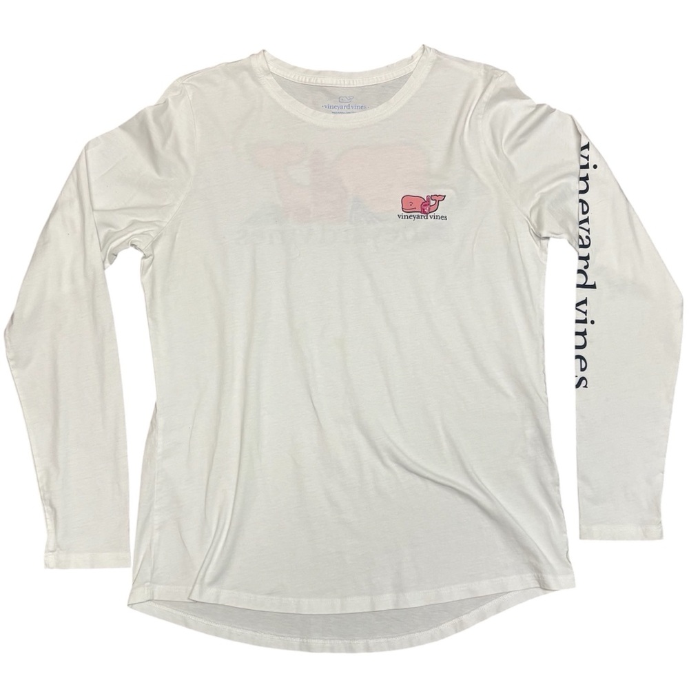 Vineyard Vines Cheer Football Long-sleeve T-Shirt Size Medium - Picture 2 of 9